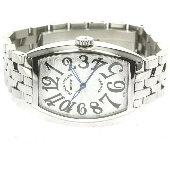 FRANCK MULLER Tonneau Curvex Sunset Silver Dial Automatic Men's - Picture 2 of 6